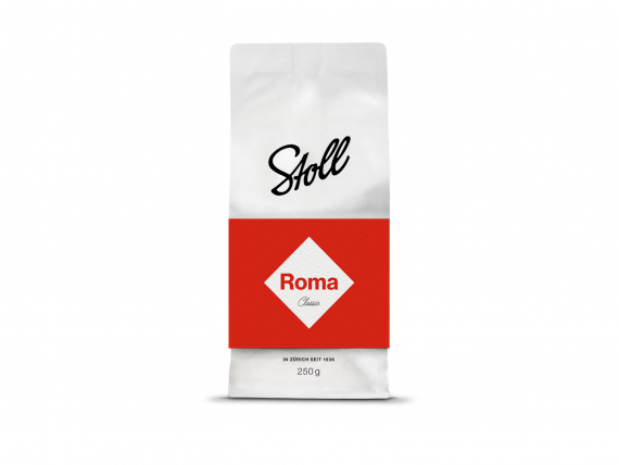 Kaffee Stoll Verpackung Roma