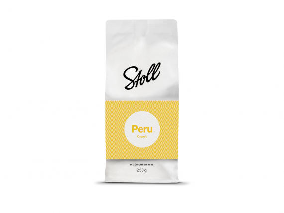 Kaffee Stoll Verpackung Peru