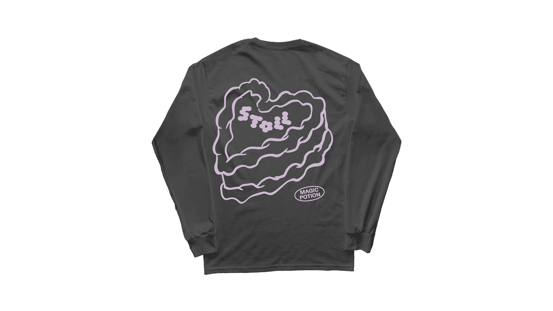 Long Sleeve grey / pink – Bild 3