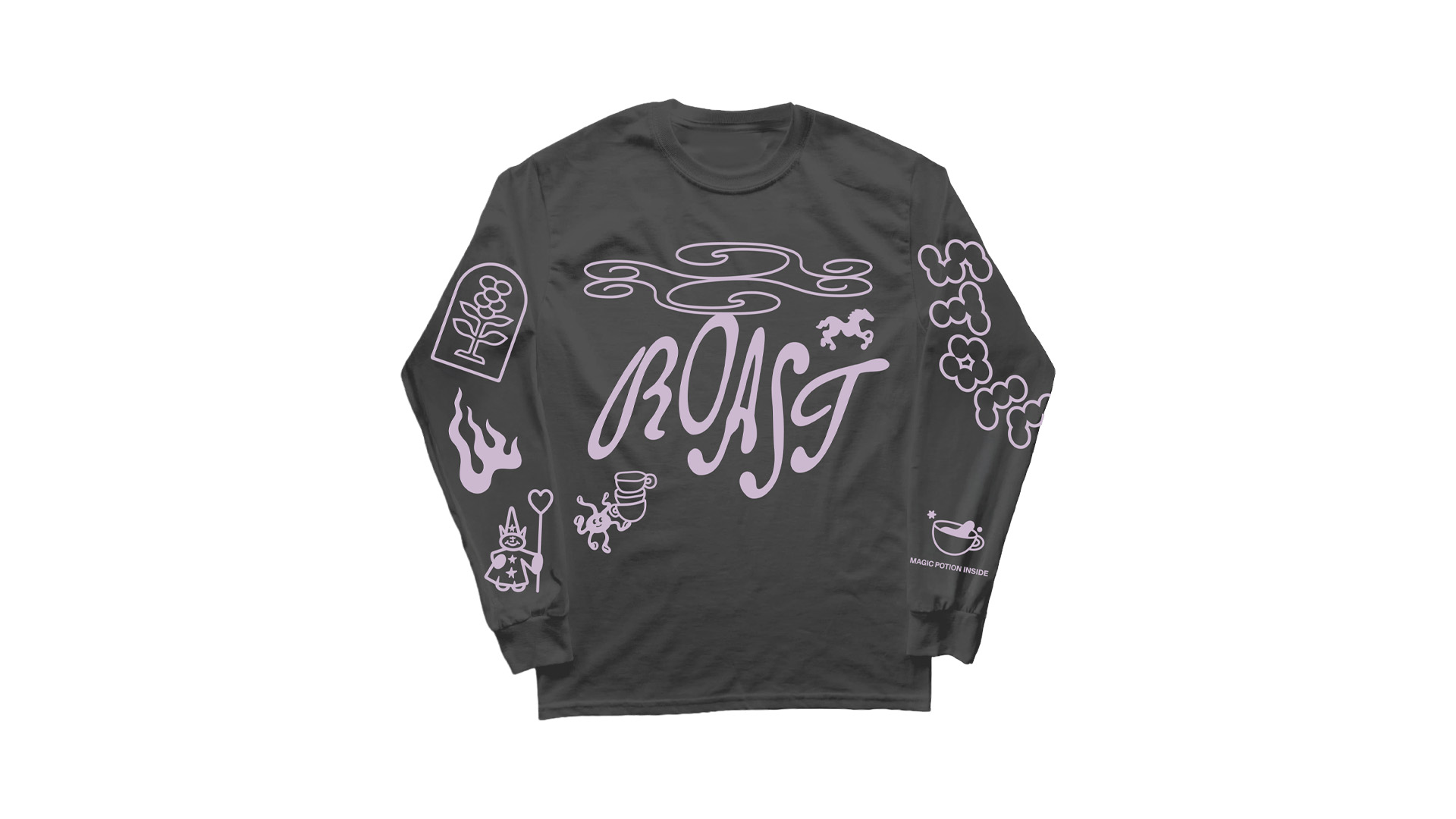 Long Sleeve grey / pink